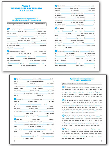 Тренажёр по русскому языку: орфография. 6 класс - 8