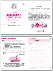 Языковая грамотность. Русский язык. 2 класс: тетрадь-тренажёр - 2