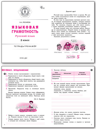 Языковая грамотность. Русский язык. 2 класс: тетрадь-тренажёр - 8