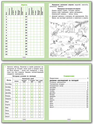 Дневник наблюдений. Окружающий мир. 1 класс - 9
