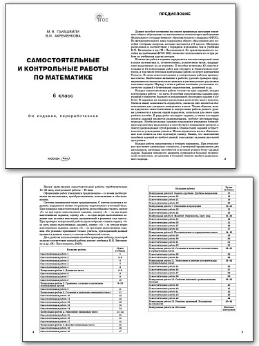 Самостоятельные и контрольные работы по математике. 6 класс - 8