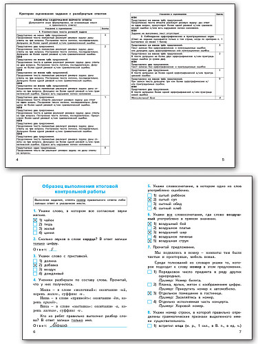 Русский язык. Итоговые контрольные работы. 4 класс - 7