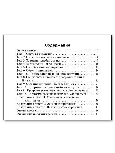 Контрольно-измерительные материалы. Информатика. 8 класс - 11