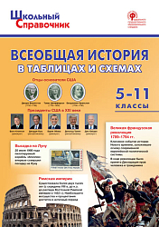 Справочник «Всеобщая история в таблицах и схемах» для учащихся 5–11 классов