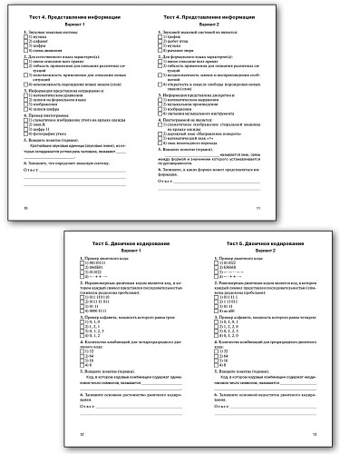 Контрольно-измерительные материалы. Информатика. 7 класс - 10