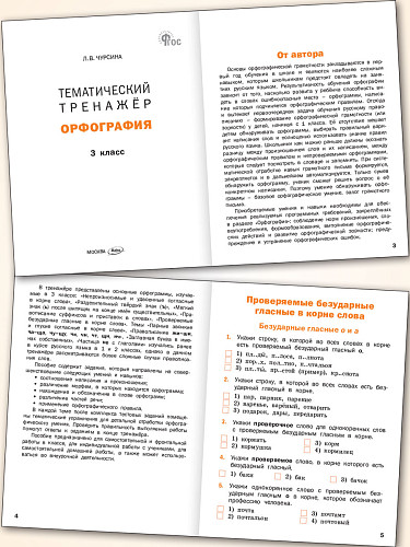Тематический тренажёр. Орфография. 3 класс - 8
