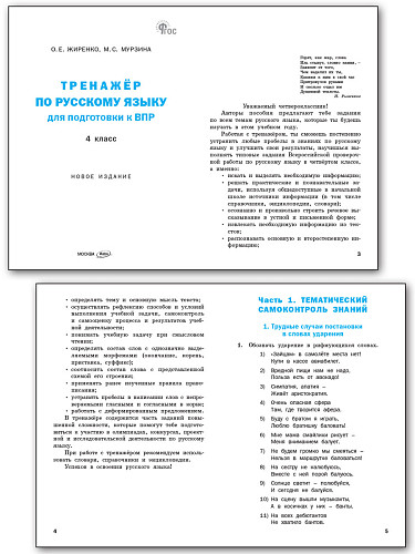 Тренажёр по русскому языку для подготовки к ВПР. 4 класс - 8