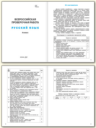 Всероссийская проверочная работа. Русский язык. 4 класс - 7