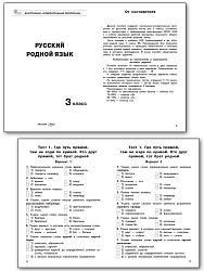 Контрольно-измерительные материалы. Русский родной язык. 3 класс - 2
