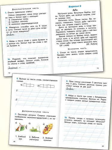 Итоговые комплексные работы. 1 класс - 9
