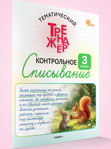 Тематический тренажёр. Контрольное списывание. 3 класс - 7
