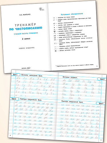 Тренажёр по чистописанию. Учимся писать грамотно. 2 класс - 7