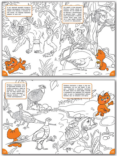 Раскраска «Знакомимся с обитателями зоопарка», развивающая, для детей 6–7 лет - 9