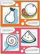 Книжка-раскраска «Я учусь рисовать знакомые продукты» для детей до 4 лет, ступенька 1 - 4