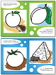 Книжка-раскраска «Я учусь рисовать знакомые продукты» для детей до 4 лет, ступенька 1 - 3