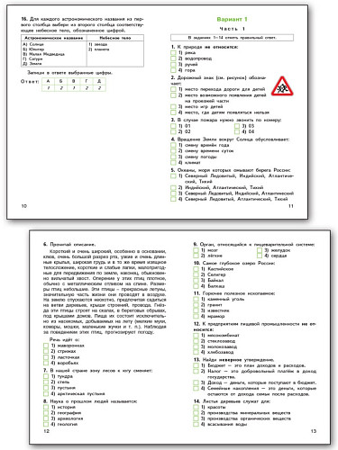 Окружающий мир. Типовые тестовые задания за курс начальной школы - 9