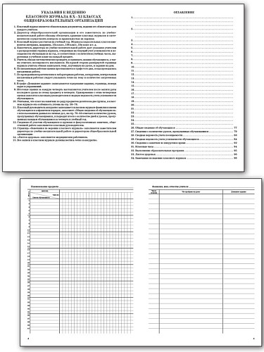 Классный журнал для 10-11 классов - 8